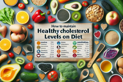Como mantener niveles saludables de colesterol con la dieta Guía Definitiva: Dieta para Mantener Niveles Saludables de Colesterol - Consejos y Recetas