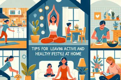 Consejos para llevar un estilo de vida activo y saludable en casa 10 Consejos Esenciales para mantener un Estilo de Vida Activo y Saludable desde Casa