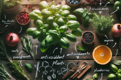 Plantas antioxidantes Las 10 Mejores Plantas Antioxidantes: Beneficios y Cómo Cultivarlas en Casa