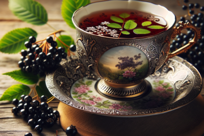 Te de bayas de sauco Descubre los Poderosos Beneficios y Sabores del Té de Bayas de Saúco
