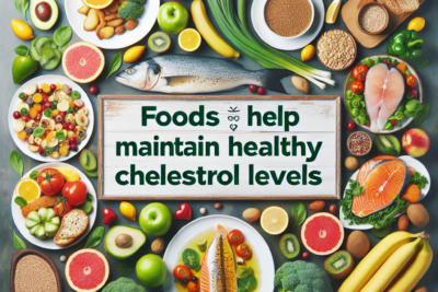 Alimentos que ayudan a mantener niveles saludables de colesterol Los 10 mejores alimentos para mantener niveles saludables de colesterol