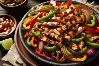 Fajitas de Pollo con Pimientos y Cebolla Receta Auténtica: Cómo Preparar las Mejores Fajitas de Pollo con Pimientos y Cebolla