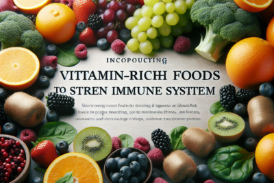 Incorporando alimentos ricos en vitaminas para fortalecer el sistema inmune Fortalece tu Sistema Inmune: Cómo Incorporar Alimentos Ricos en Vitaminas en tu Dieta Diaria