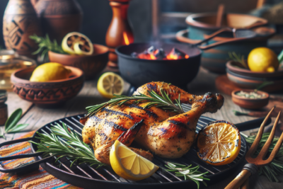Pollo a la Parrilla con Limon y Romero Receta Secreta: Prepara el Mejor Pollo a la Parrilla con Limón y Romero