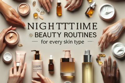 Rutinas de belleza nocturnas para cada tipo de piel Descubre las Mejores Rutinas de Belleza Nocturnas para Cada Tipo de Piel y Mejora tu Cutis Mientras Duermes
