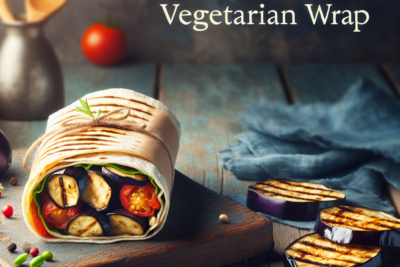 Wrap Vegetariano con Berenjena a la Parrilla 1 Wrap vegetariano con berenjena a la parrilla: receta fácil y deliciosa