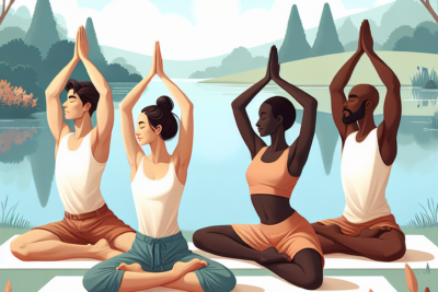 poses de yoga para 4 10 Mejores Poses de Yoga para 4 Personas: Guía detallada para Principiantes y Expertos