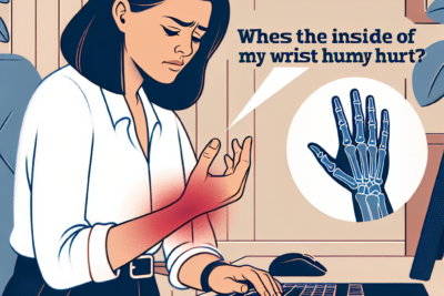 ¿Por que me duele la parte interior de la muneca Dolor en la Parte Interior de la Muñeca: Causas y Soluciones