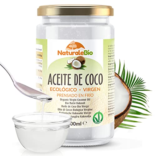 Aceite de Coco Ecológico Virgen 1000 ml. Crudo y