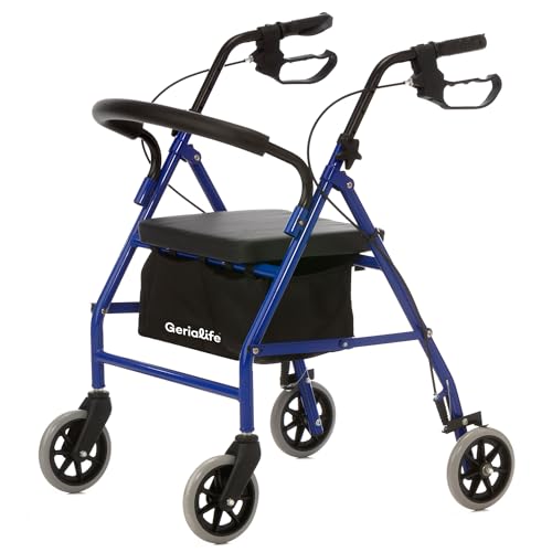 Gerialife - Andador para ancianos | 4 ruedas |