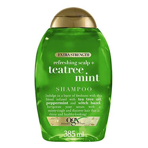 OGX Champú de Árbol del Té y Menta, libre de