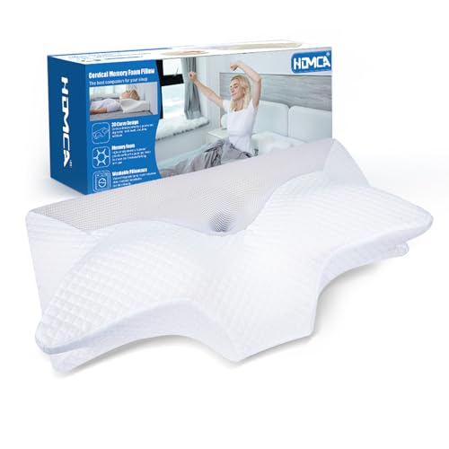 HOMCA Almohada Cervical de Espuma Viscoelastica,