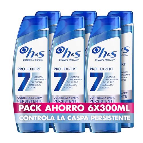 H&S Pro-Expert 7 Champú Anticaspa para Control de