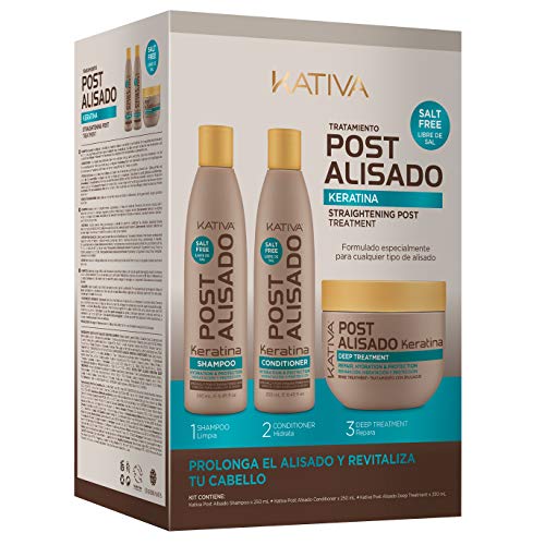Kativa Kit Champú, Acondicionador y Mascarilla