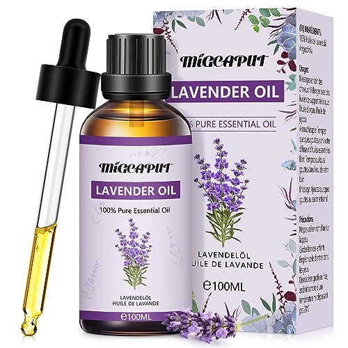 MIGCAPUT Aceite Esencial de Lavanda 100ML, 100%