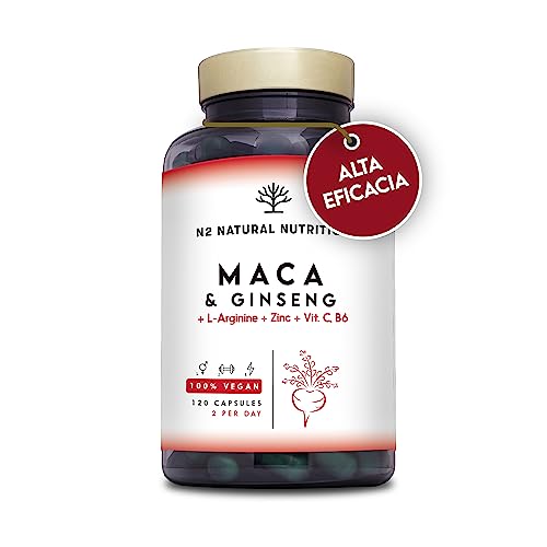 Maca Andina + Gingseng + L Arginina. Triple