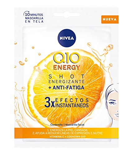 NIVEA Q10 Energy Mascarilla de Tejido con Vitamina