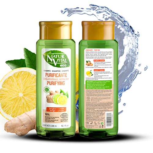NaturVital Champú Eco Purificante | con Jengibre y