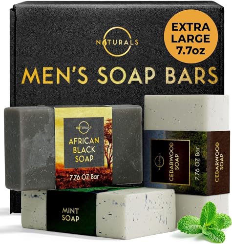 O Naturals Jabón en Barra para Hombre - 3 Piezas -