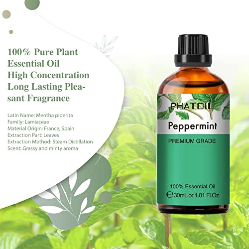 PHATOIL Aceite Esencial Menta Piperita 30ml,