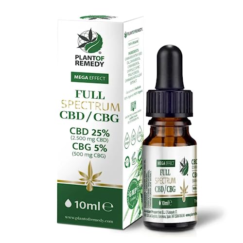 Plant Of Remedy | CBD OIL 25% CBD + 5% CBG Fórmula