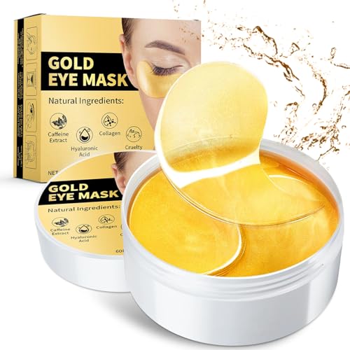 60 Piezas 24K Mascara Para Los Ojos, Hydrogel Eye