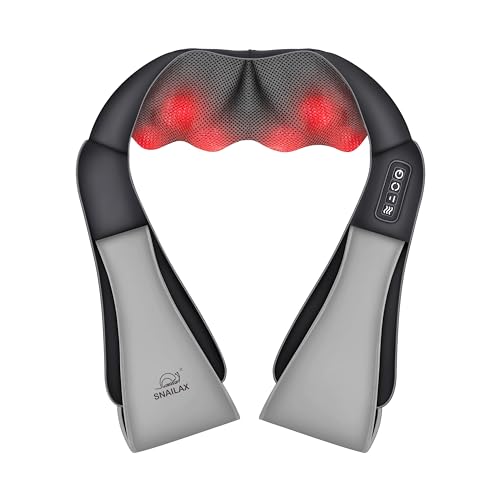 Snailax Masajeador de Cuello y Hombros con Calor -