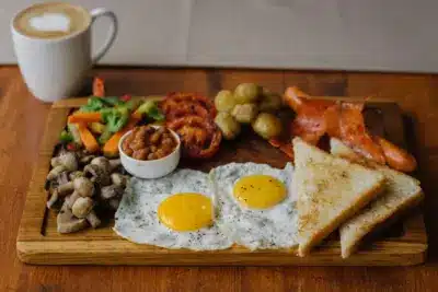 Free full English breakfast café