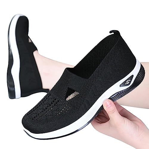 SKUDA Zapatos ortopédicos para Mujer,Zapatos sin