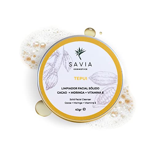 Savia Cosmetics- Limpiador facial sólido,