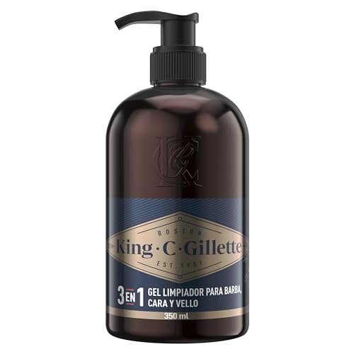 King C. Gillette Gel para Barba y Rostro Hombre