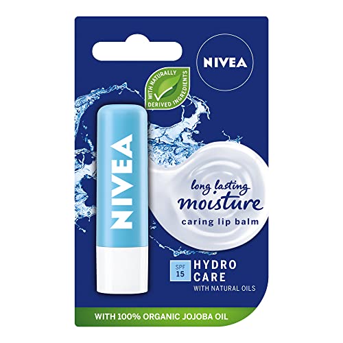 Nivea Hydro Care SPF 15 cuidado Lip Balm, 4,8 g