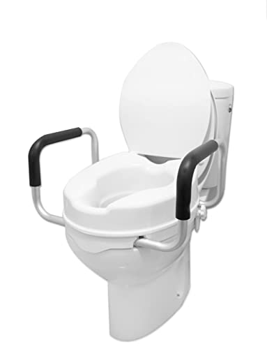 PEPE - Elevador WC Adulto con Reposabrazos (10 cm