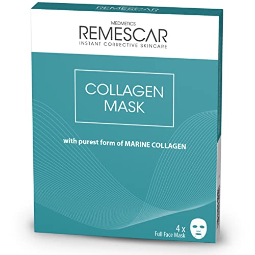 Remescar Mascarilla Facial de Colágeno Pack de 4 -