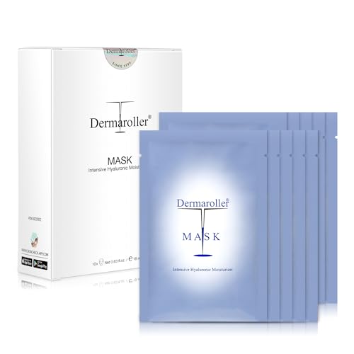 Dermaroller máscara facial de ácido hialurónico