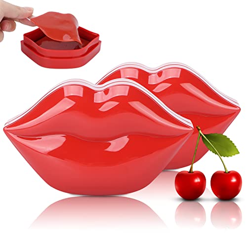 2 x Máscara de Labios, 40Pcs Mascarilla para los