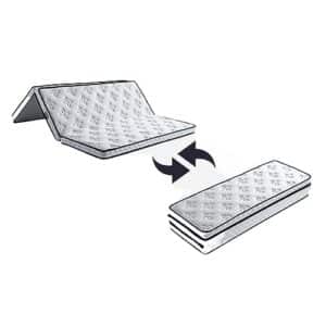 Colchón de espuma viscoelástica de tres pliegues,